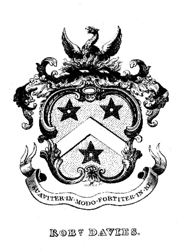 Robert Davies' coat of arms
