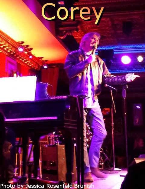 Corey sings at 54 Below